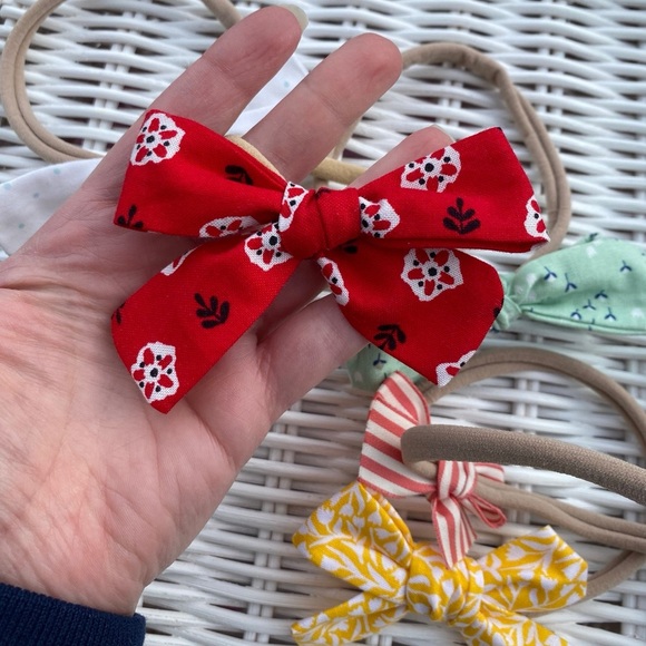 Handmade nylon headband bows bundle - Picture 3 of 3